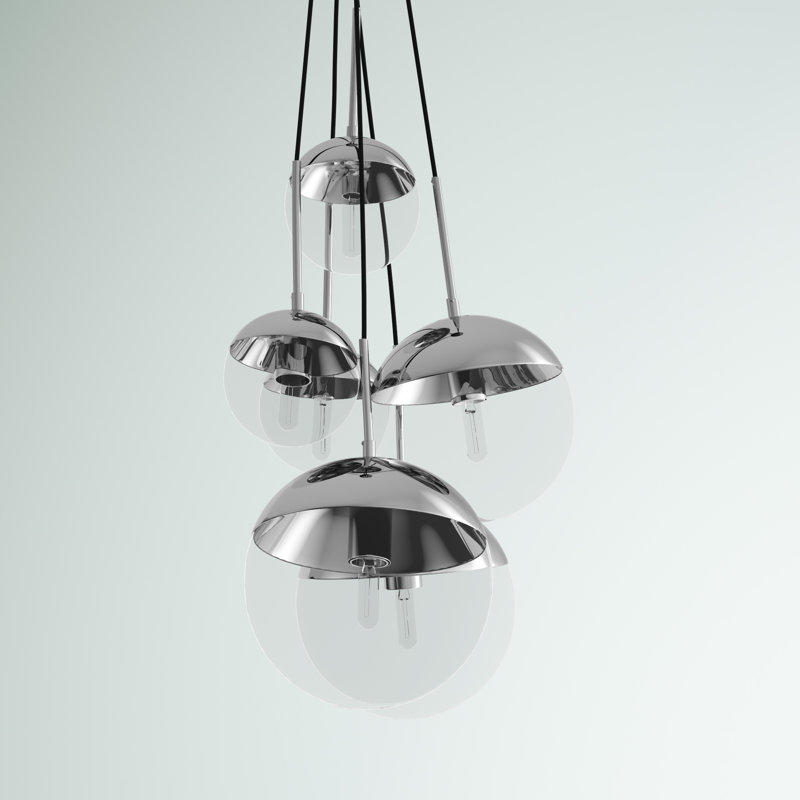 Mercury Row® Yearby 6 Light Cluster Pendant & Reviews Wayfair